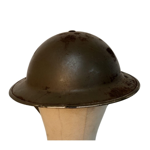 307 - 1939 Dated British Army MK II Helmet. Used by the Irish Army during their emergency crisis 1939-1945... 