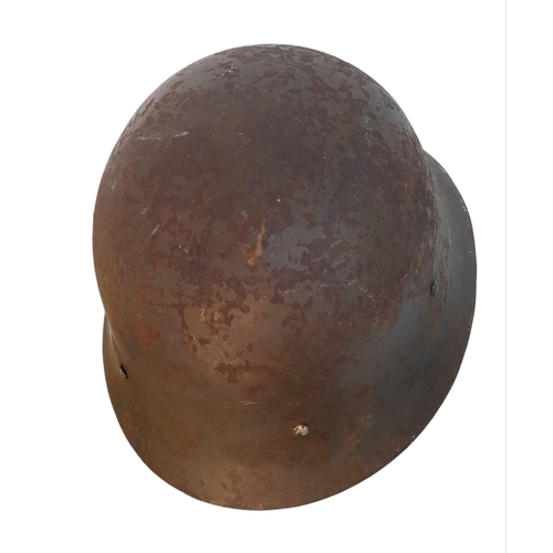 502 - WW2 Japanese Civil Defence (Home Guard) Helmet with loner.