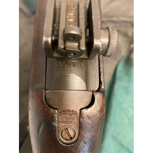 507 - Deactivated ww2 m1 carbine with EU deactivation, with a moving bolt under spring pressure. UK/EU Sal... 