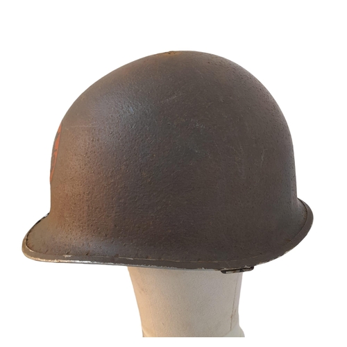 209 - WW2 US M1 Fixed Bale “Tank Destroyer” Helmet. No Liner.