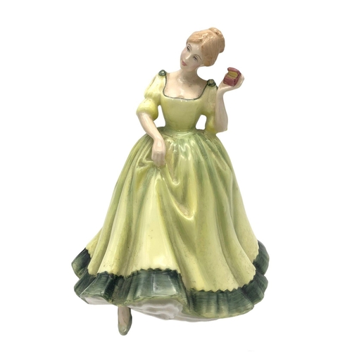 royal doulton figurines green dress Contrast Fabric Panel Dress – SANS & SANS Singapore main image 0