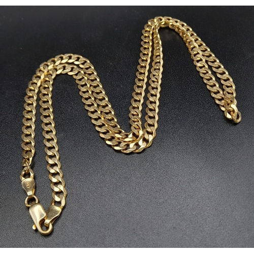 101 - A 48cms  9K GOLD MIAMI CUBAN LINK CHAIN ..16gms