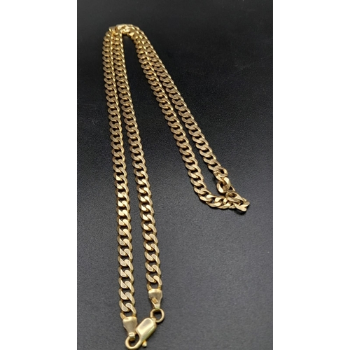 101 - A 48cms  9K GOLD MIAMI CUBAN LINK CHAIN ..16gms