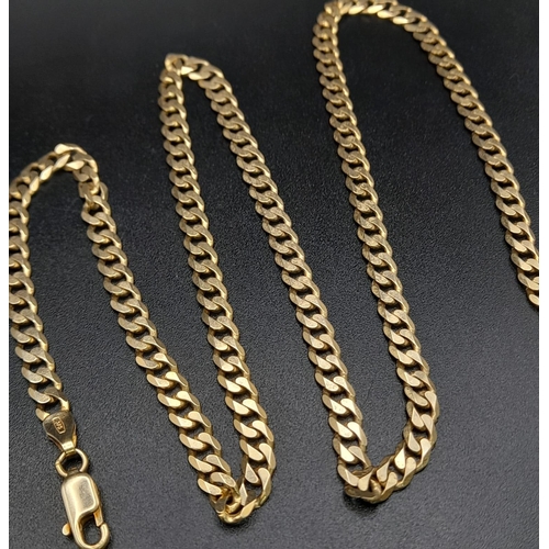 101 - A 48cms  9K GOLD MIAMI CUBAN LINK CHAIN ..16gms