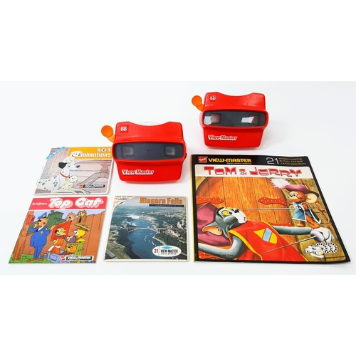 1631 - A Pair of Viewmaster Toys with Four View Packs Including Tom and Jerry!