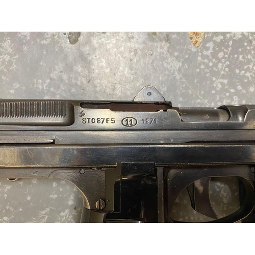 31 - A Deactivated (Rare Old Specification) PM-63 Sub Machine Gun. This 9mm Polish semi-automatic beast c... 