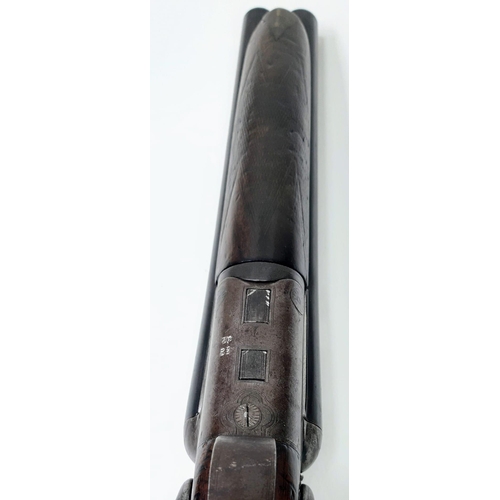 170 - A Deactivated Vintage British Bailey and Co Sawn-Off Shotgun. This 11 inch double-barrelled beauty h... 