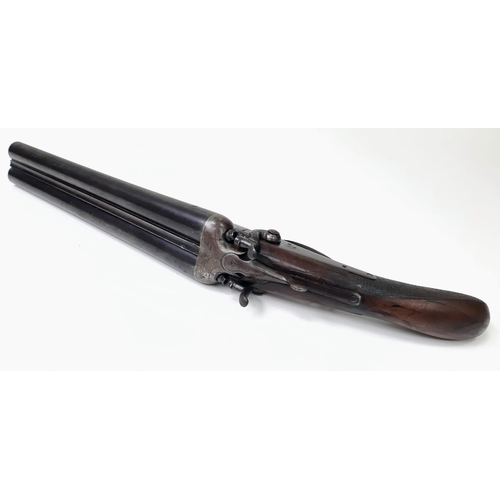 170 - A Deactivated Vintage British Bailey and Co Sawn-Off Shotgun. This 11 inch double-barrelled beauty h... 