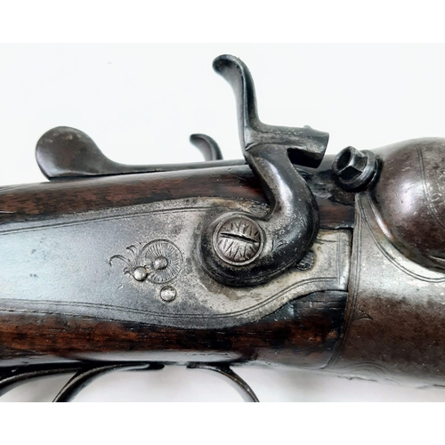 170 - A Deactivated Vintage British Bailey and Co Sawn-Off Shotgun. This 11 inch double-barrelled beauty h... 