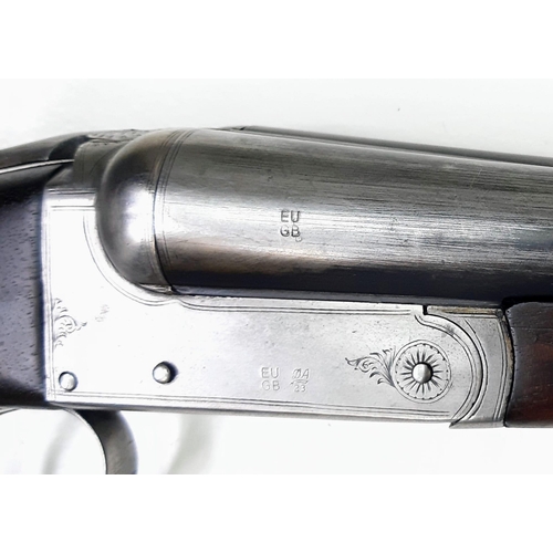 410 - A Deactivated Vintage British West and Son Double-Barrelled Sawn-Off Shotgun. 10 inch side by side b... 