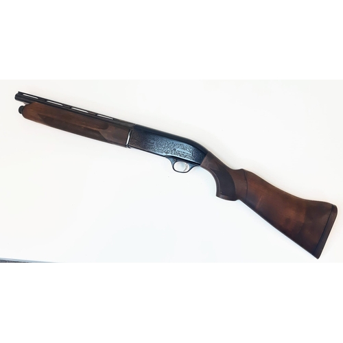 46 - A Deactivated Italian Beretta 12 Bore Sawn-off Shotgun. This semi -automatic model A302 has a 14 inc... 