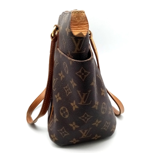 83 - A Louis Vuitton Never Full Bag. Large Tote Bag with 2x Eternal Pockets, Leather Strap, Gold tone Har... 