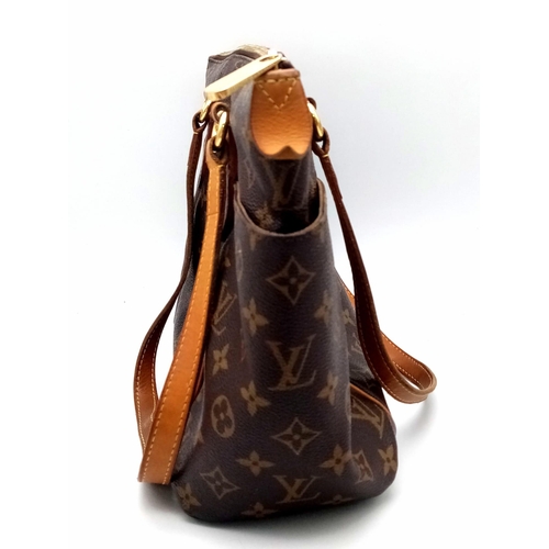 83 - A Louis Vuitton Never Full Bag. Large Tote Bag with 2x Eternal Pockets, Leather Strap, Gold tone Har... 