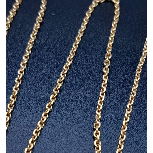 50 - A 21k Yellow Gold Asian Necklace with a 21K Yellow Gold Glitterball Pendant. 46cm necklace length. 8... 