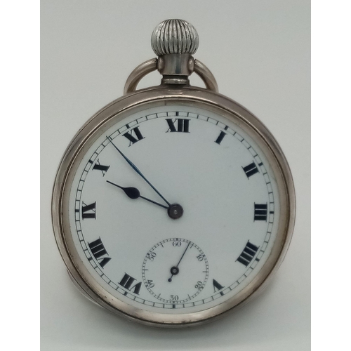 68 - British 1904 Hallmarked Silver Pocket Watch Travel Case awarded to Capt. J.R. Evans 24 th Reg. of Fo... 