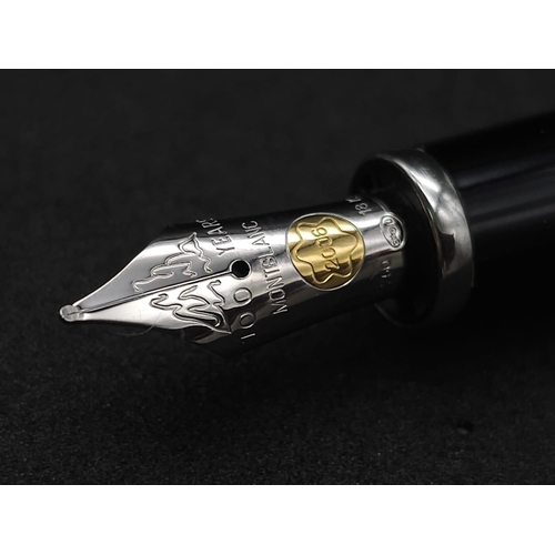 127 - A Limited Edition 1906 Montblanc Fountain Pen - Soulmakers for 100 Years. Made of granite and 925 st... 