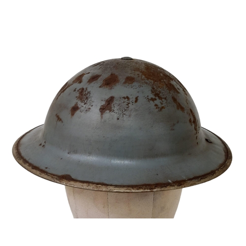 356 - WW2 British Naval MKII Helmet Dated 1939. Maker: F&L – Fisher&Ludlow Birmingham.