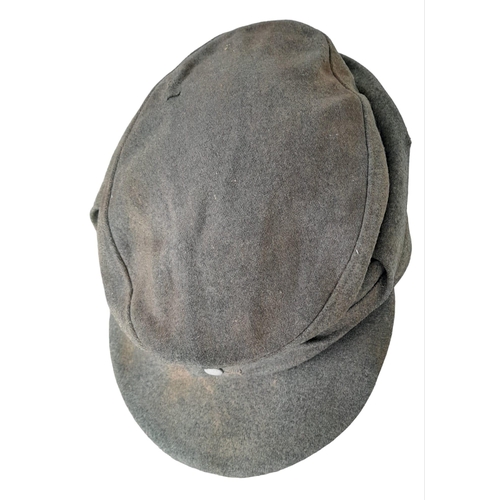 14 - 3 rd Reich Waffen SS M43 Ski Cap. Period related small tear on the top. Overall good condition for i... 