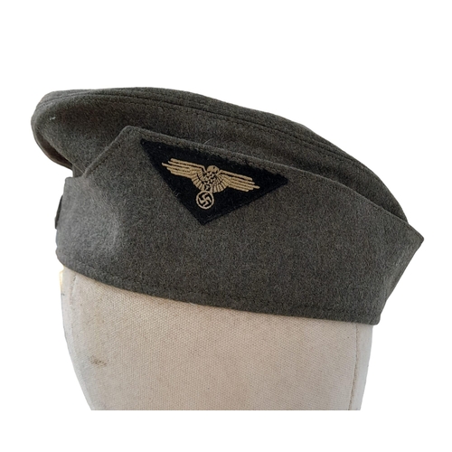 187 - 3 rd Reich SSVT Side Cap Dated 1938. Amazing condition been in a draw for over 80 years.