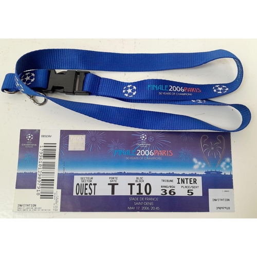 191 - A Rare Full Official Media Package of Arsenal v Barcelona, 2006 Champions League final, Paris  - Ars... 