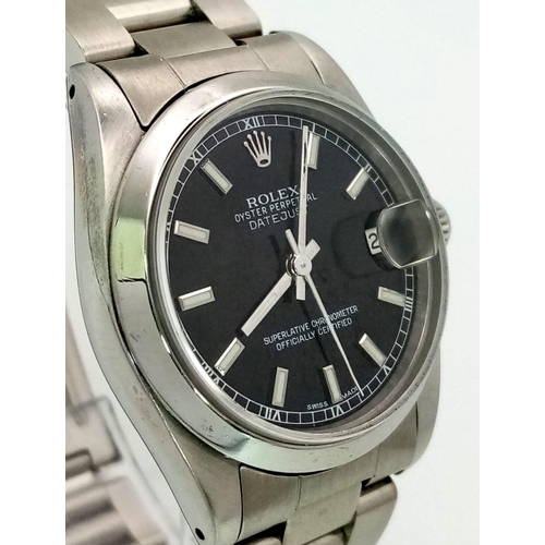 29 - A Rolex Oyster Perpetual Datejust Automatic Ladies Watch. Stainless steel bracelet and case - 31mm. ... 