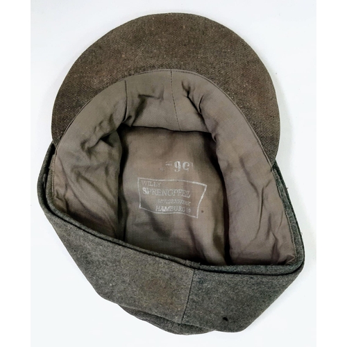 14 - 3 rd Reich Waffen SS M43 Ski Cap. Period related small tear on the top. Overall good condition for i... 