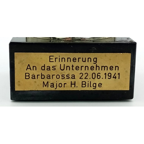 367 - WW2 German “Memories of the Barbarossa Company 22.06.1941 Major H. Bilge”.