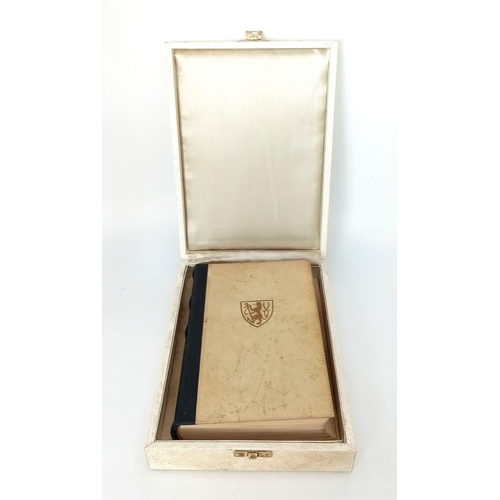 143 - Boxed original 3rd Reich Wedding Edition Mein Kampf. The book is dated 1941 with the Coat of arms fo... 