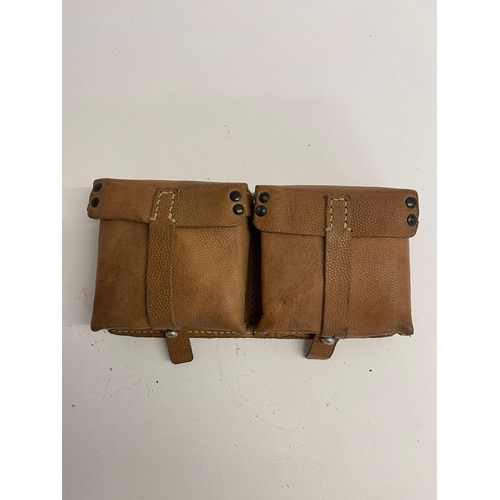 246 - A WW2 German G43/K43 Ammo Pouch. Makers mark of ros and dated 1944. Ref: ML201