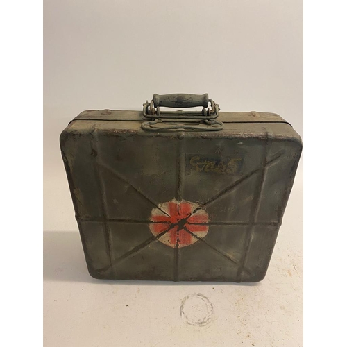 129 - A WW2 German Camo Red Cross Case - These are normally associated with stick grenades or mortars. Ref... 