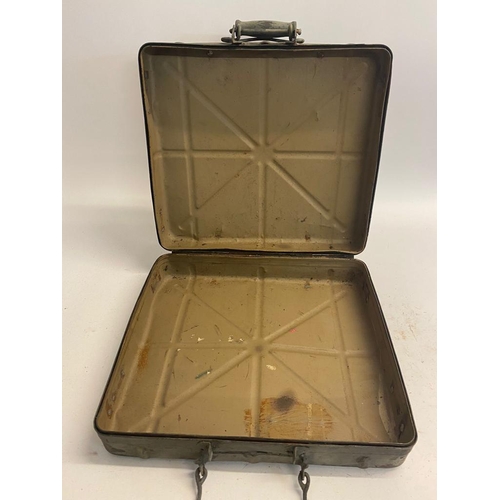 129 - A WW2 German Camo Red Cross Case - These are normally associated with stick grenades or mortars. Ref... 