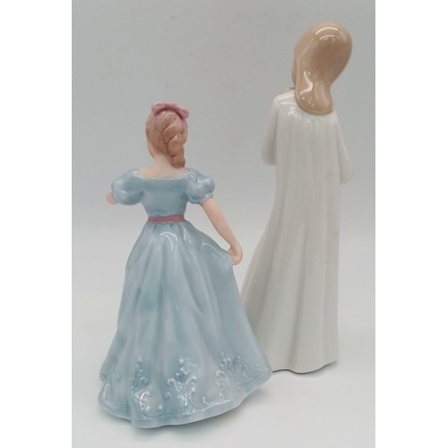 1701 - A Nao and SBL Regal House Porcelain Figurine. 19 and 16cm.