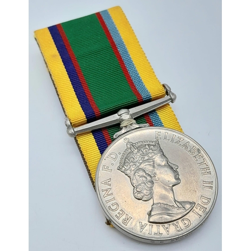 256 - Cadet Forces Medal EIIR, named to: C B Stock. Mounted court style for wear. Extremely Fine (EF).