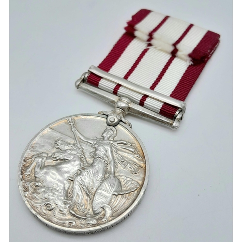 87 - Naval General Service Medal 1915, George V (swivel suspender), with clasp: Persian Gulf 1909-1914; n... 