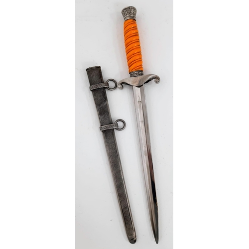 34 - WW2 German Army Dagger. Original dagger with replacement original handle from another dagger.