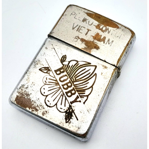 Vietnam War Era Genuine 1968 Dated Coded Zippo found in a street