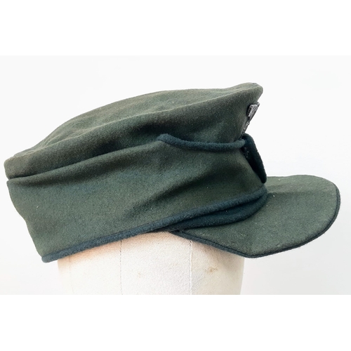 166 - 3 rd Reich Forestry Service Forstaufseher’s M43 Cap. The Forestry Service were responsible for suppl... 