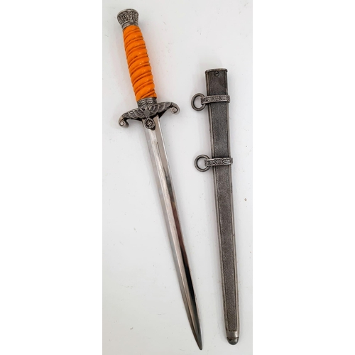 34 - WW2 German Army Dagger. Original dagger with replacement original handle from another dagger.