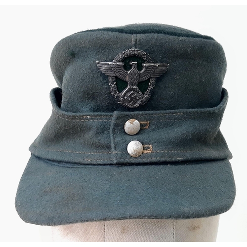 243 - WW2 German Field Police M43 Cap.