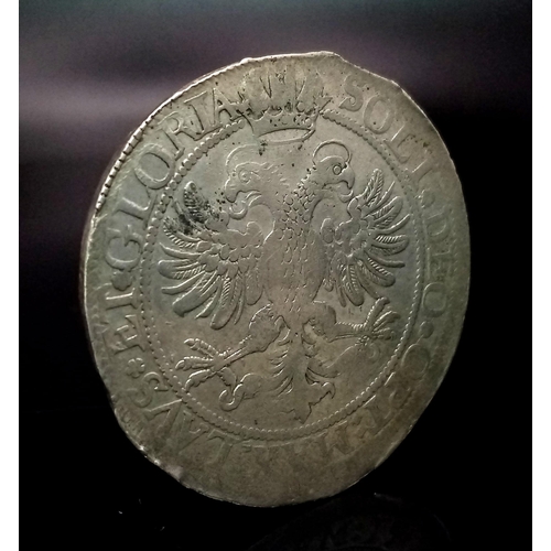 214 - A 1623 Swiss Silver St. Gallen Large Thaler Coin. Please see photos for conditions.