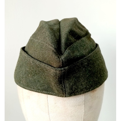 117 - WW2 German Heer (Army) M34 Overseas Side Cap. Good condition for its age.