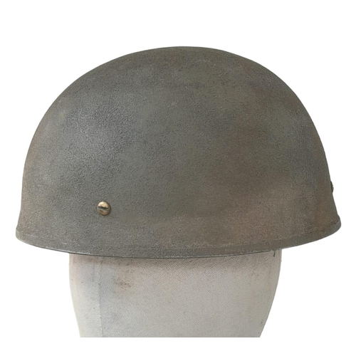 106 - WW2 British Para Helmet Dated 1943. Made by the Briggs Motor Bodies Company.