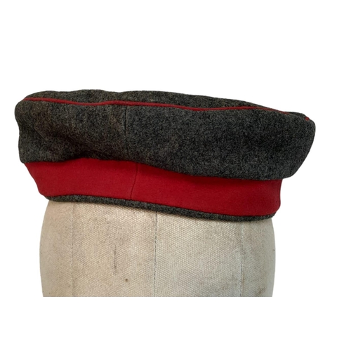 37 - WW1 1914 Dated Imperial German Feld Mütze Pork Pie Hat. Marked to the 157th (4th Silesian) Infantry ... 