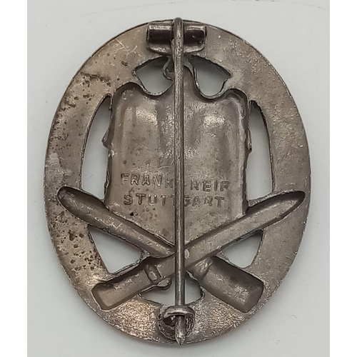 776 - 3 rd Reich General Assault Badge. Maker: Frank and Reif Stuttgart.