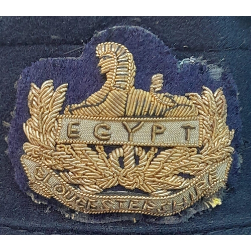 904 - Gloucestershire Regiment Officers Cap with the iconic rear cap badge. An honour that was bestowed up... 