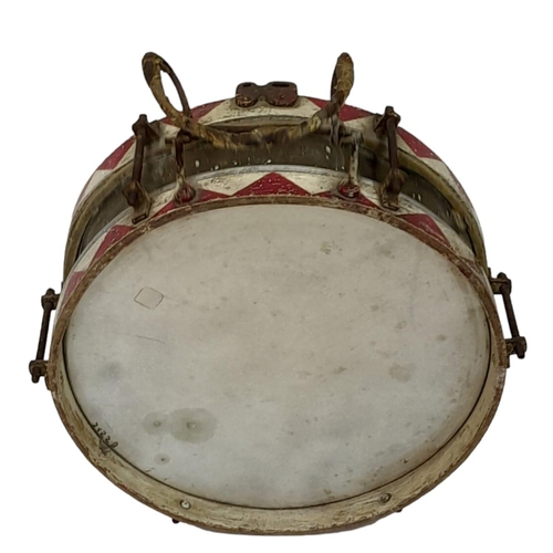 925 - WW2 German Hitler Youth Drum with replacement Skin.