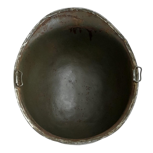 187 - WW2 US 27 th Infantry Division Swivel Bale M1 Helmet.