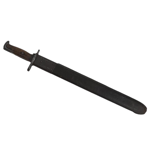 198 - WW1 American M1905 Springfield Bayonet Dated 1908. Maker: Springfield Armoury.