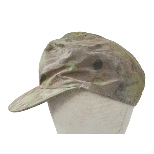 341 - 3 rd Reich Waffen SS Tarnmütze Reversible Camouflage Cap.