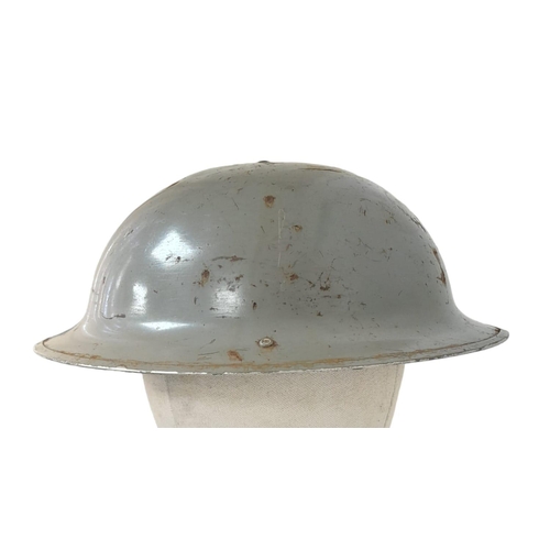 428 - WW2 Canadian Naval Helmet. Maker: Aluminium Goods Co. Toronto. Dated 1941.